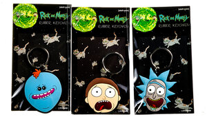 Rick and Morty Keyring