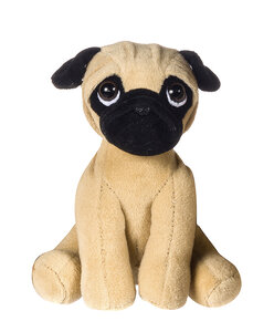 15cm Beige Pug