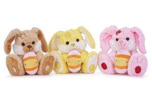 18cm Patch Rabbit with Embroidery Egg