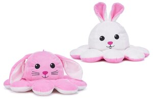 White and Pink Rabbit Reversible