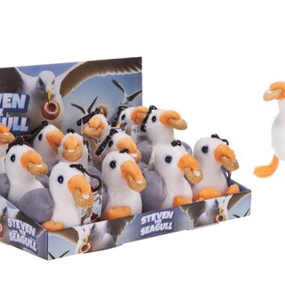 13cm Steven the Seagull with Doughnut Bag