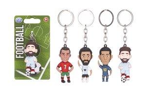 3D Footballer Keyring