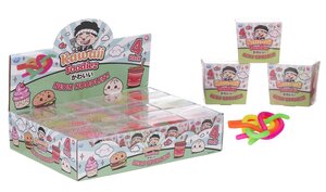 4Pk Kawaii Neon Noodles PVC Carry Box
