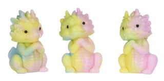 12cm Sticky Squishy Marble Dragon